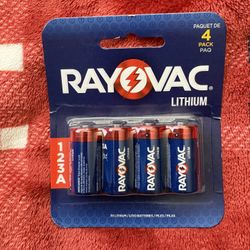 RayVac lithium batteries