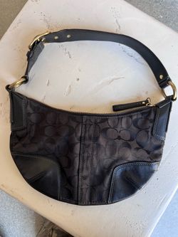 Y2K Coach black hobo bag Authentic