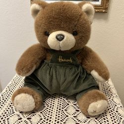 Vintage Harrod’s of London Dungaree Teddy Bear