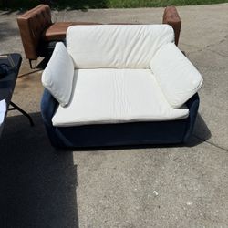 Oversized Chenille Sofa Chair 