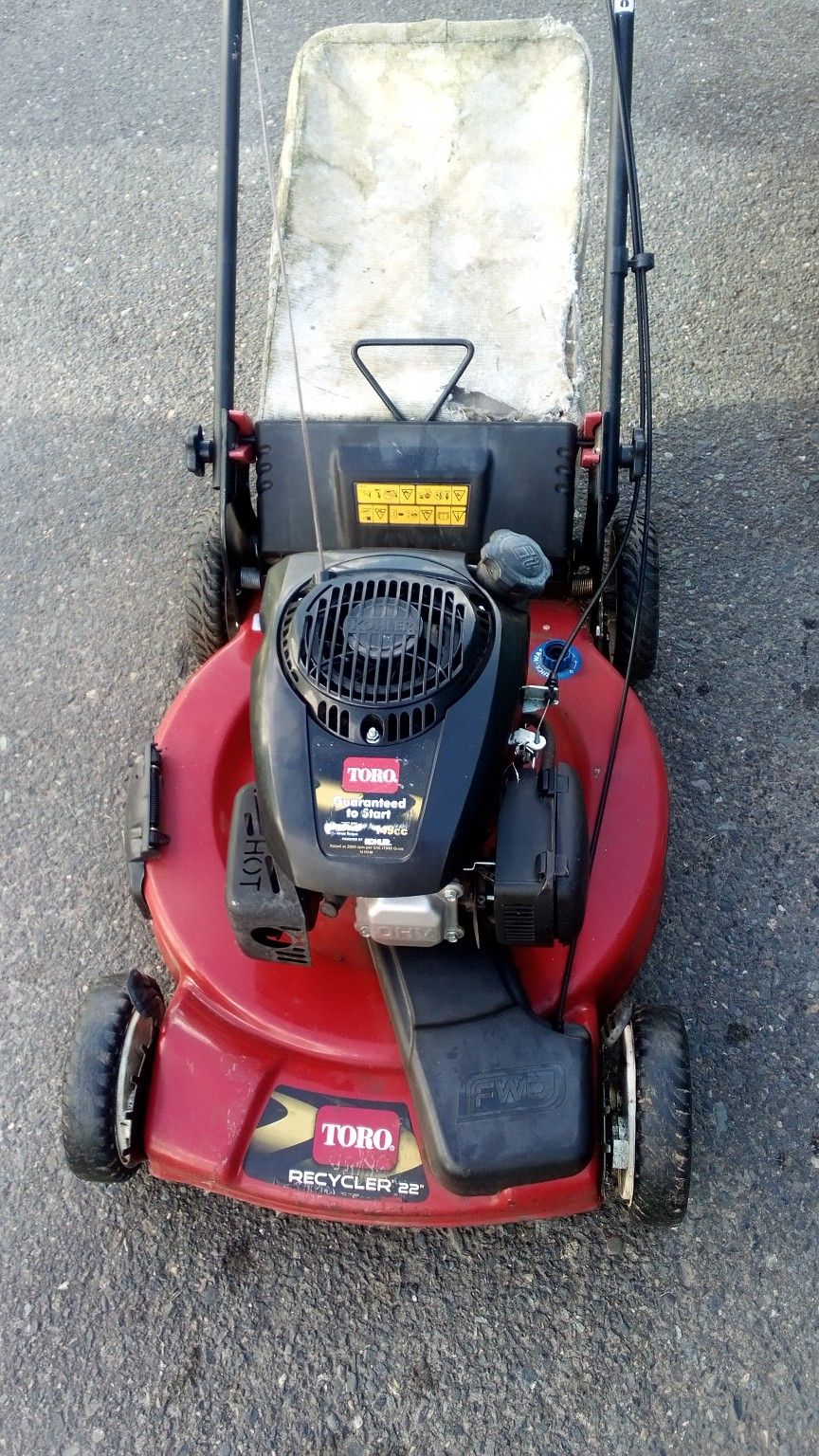 Toro selfdrivan Mower