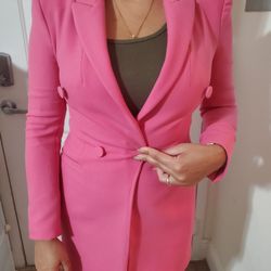 Zara XS Pink Women's Blazer. Never Worn