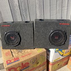  2 Vintage Rockford Fostgate Punch 8”