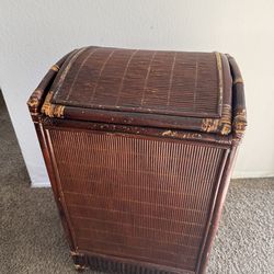Crate + Barrel Hamper with Lid