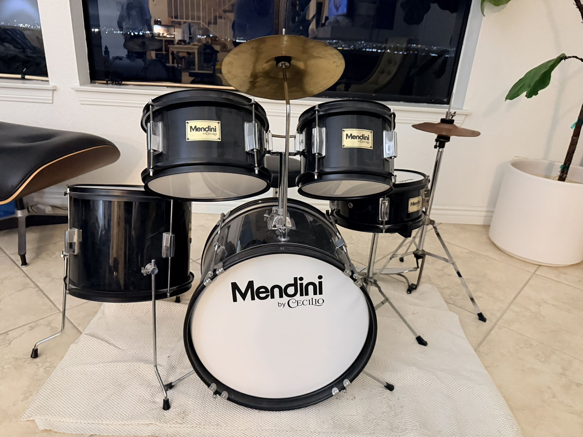 Mendini by Cecilio Kids Size Drum Set
