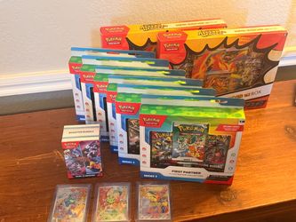 Ascended Hero Mega Emboar ex , First Partner Series 3, destined rivals Booster bundle