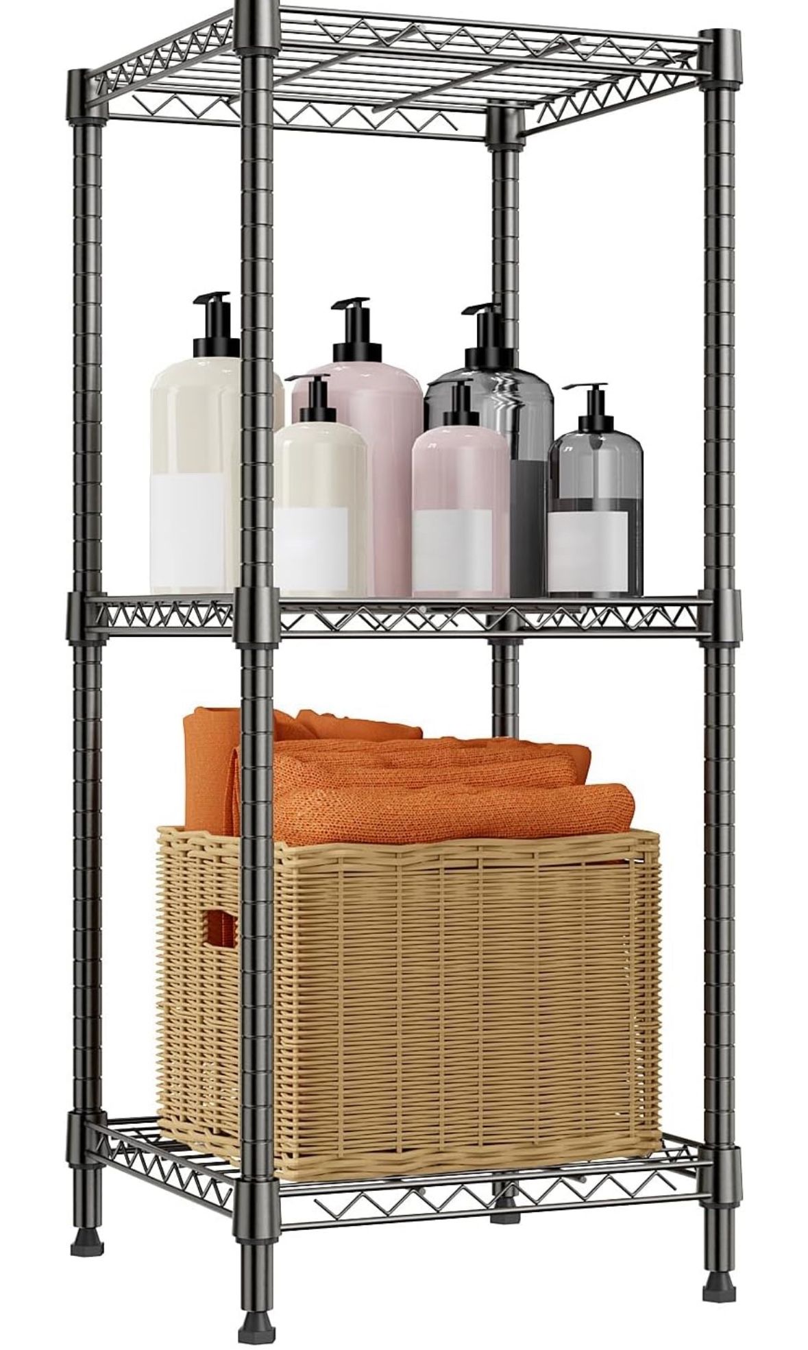 3Tiered Shelves For Organization New Open Box