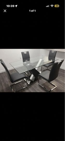 Contemporary Style Dining Table for sale! ✅