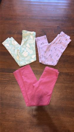 Girls clothes size 6 leggings bundle (3pr)