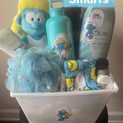 Smurfette/smurfs Ladies Gift Basket 