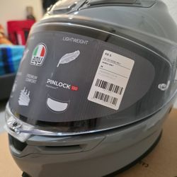 [New] AGV K6S Motorcycle Helmet (Gray, Medium)