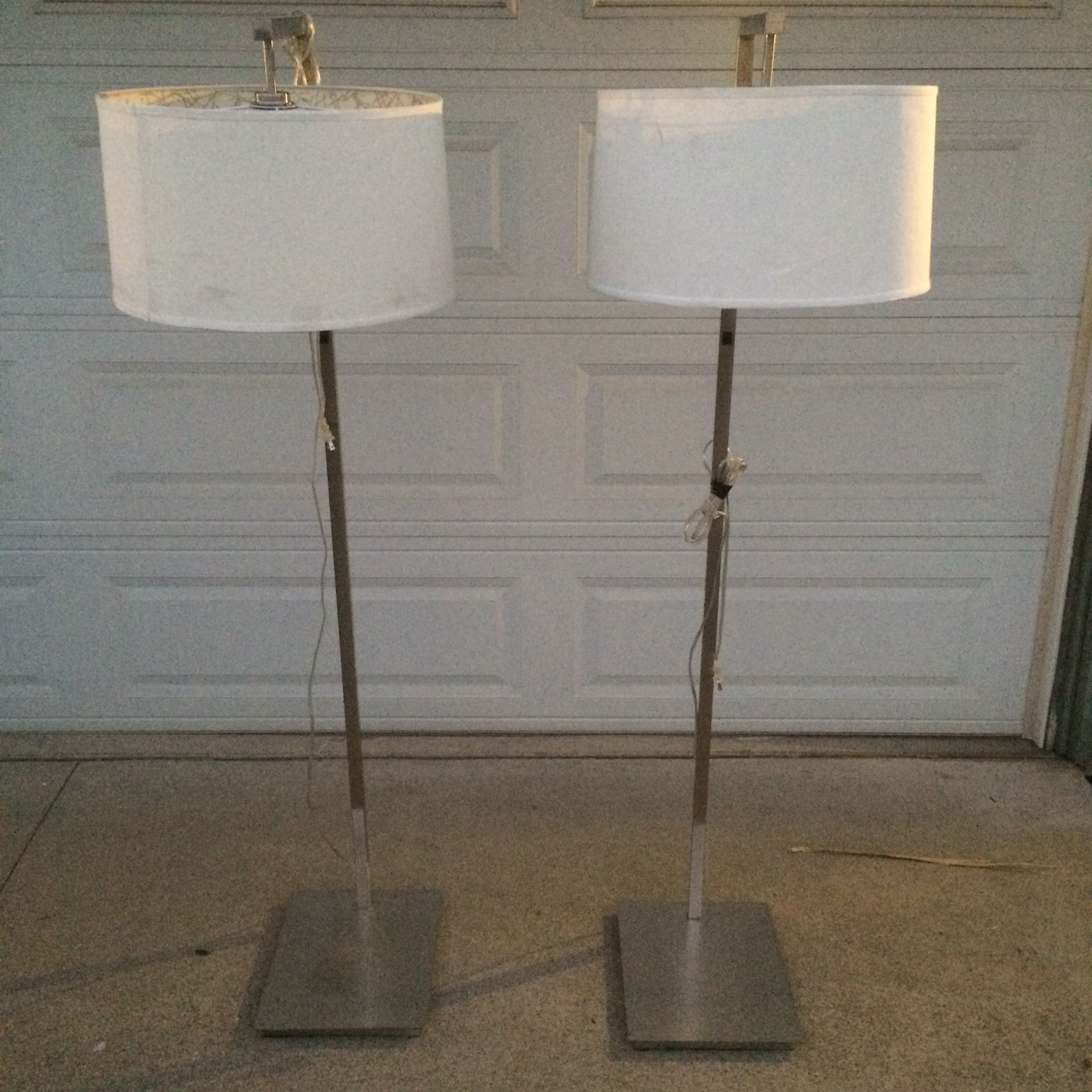 Tall Floor Lamp Set of Two.. approx 65 inch height