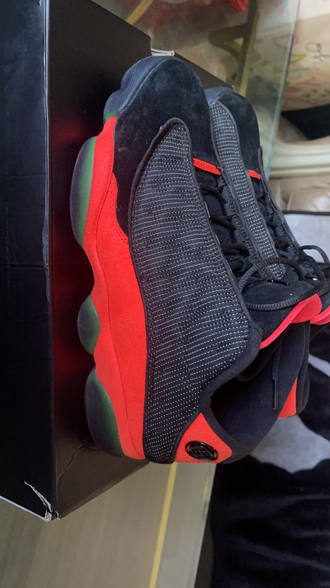 CLOT x Jordan Air Jordan 13 infra-bred Low-top retro basketball shoes