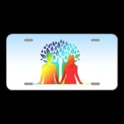 License Plate Novelty Car Front Pair Man Woman Wellness Health