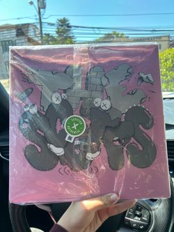 Travis Scott record x KAWS