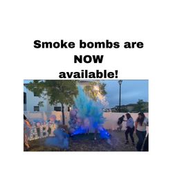 Gender Reveal /Smokebombs 