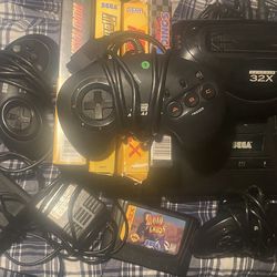 SEGA Genesis + 32X Bundle – Controllers, Games, 4-Way Play Adapter 🎮