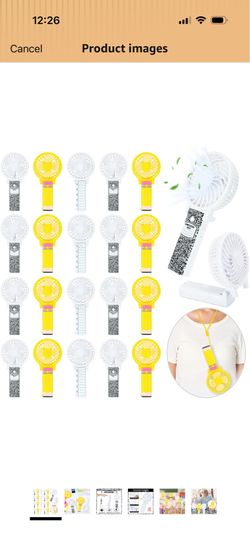 8 Pcs Teacher Appreciation Gifts Small Personal Portable Fans Teacher Gifts Bulk Mini Handheld Fan Bulk Cute Fans Favor for School Party Gift Outdoor