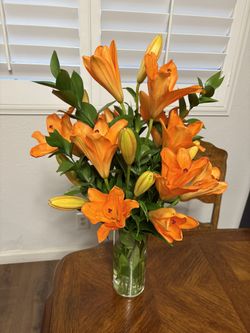 Tiger Lily Vase Arrangement