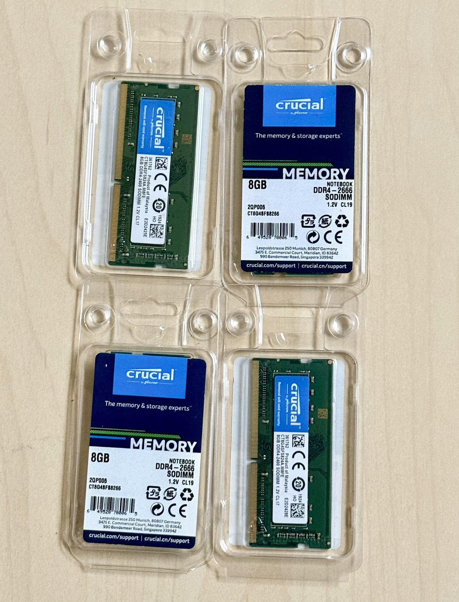 New Laptop 8GB DDR4-2666 SODIMM ( Multiple Items Available)