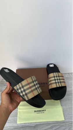 Burberry slides