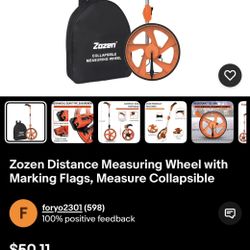 Zozen Distance Measuring Wheel ,Collapsible-$40 Obo