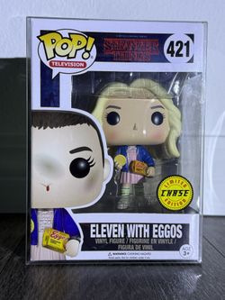 Eleven with Eggos Funko Pop #421 CHASE Stranger Things – Limited Edition – New