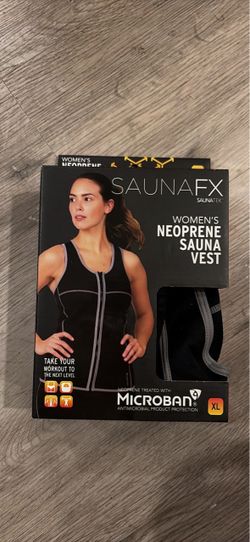 SaunaFX Women's Neoprene Sauna Vest XL