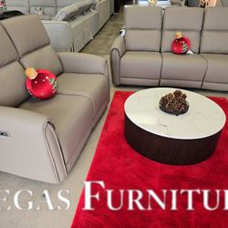 LIVING ROOM SET POWER RECLINERS 