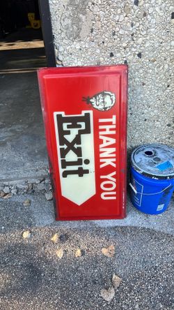Old Kfc Drive-Through Acrylic Sign