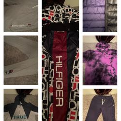 Hoodies, Hats, Pants , True Religion, Polo, NASA