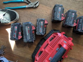 Milwaukee M18 RedLithium Battery Pack Lot