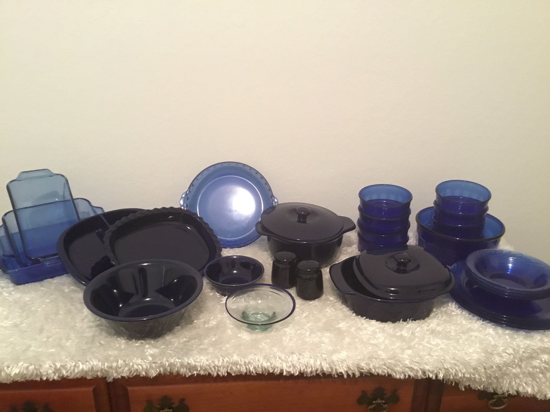 Cobalt blue kitchen starter set