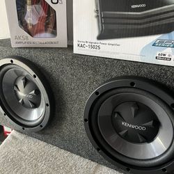 Kenwood 10” Dual Subwoofer 🔊 Package 