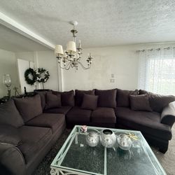 Large Gray Sectional  Never Used 