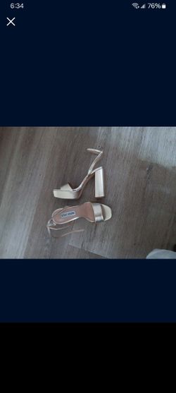 Steve Madden Gold Heels