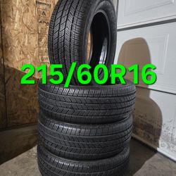 215/60/16 Tires All Season Bridgestone Turanza Quiet Track 