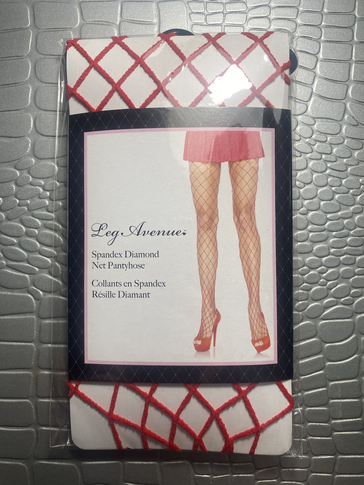 Red fishnets