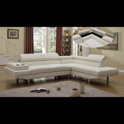 White Sectional