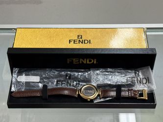FENDI FF Dial 14K Plated 320G Quartz 31mm Women's Watch