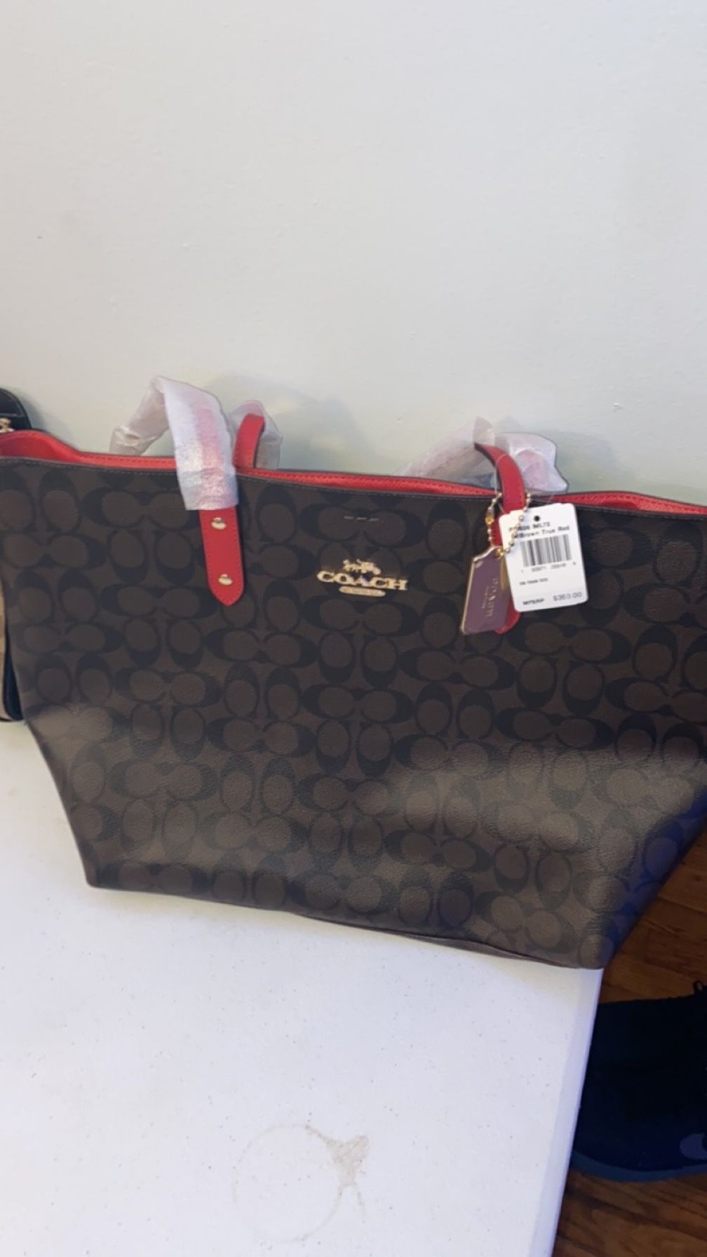 Large Coach Tote Bag