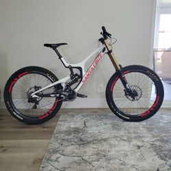 2015 Santa Cruz V10 CC White Large Frame