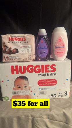 Huggies Wipes Shampoo Lotion 