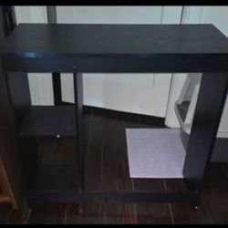 Black Wood Desk