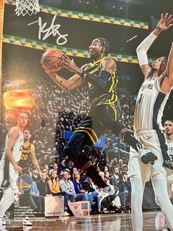 Jonathan Kuminga Signed Golden State Warriors Photo