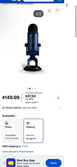 Yeti blue mic