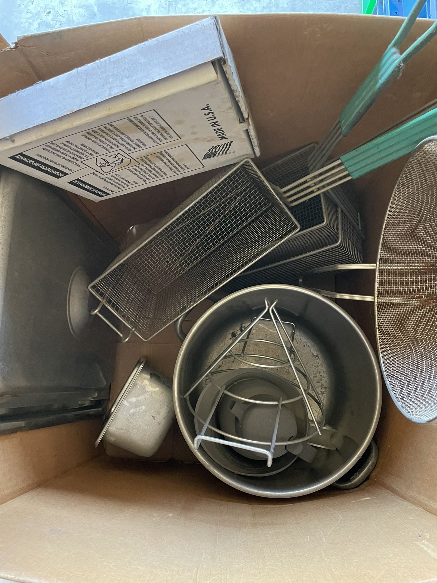 Box Of Misc. Restaurant Equipment