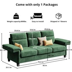 Brand new 3 person sofa