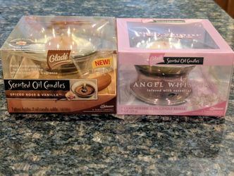 GLADE SCENTED OIL CANDLES 2 sets New Boxes