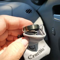 Mens Metal Ring, Size 12, New